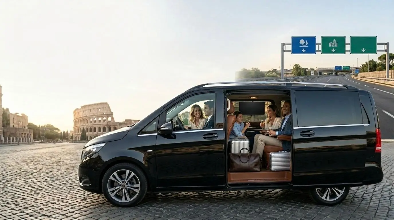 Private transfers in Rome with professional drivers